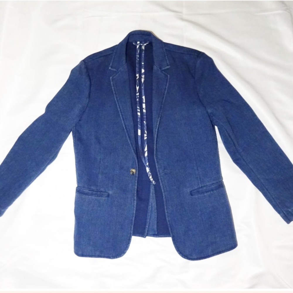 MARINE LAYER Rose All Day Denim Blazer (MSRP $175)